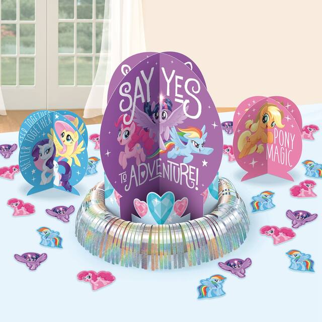 My Little Pony Birthday Party Table Decorating Kit, 23-pc Front_Elevated