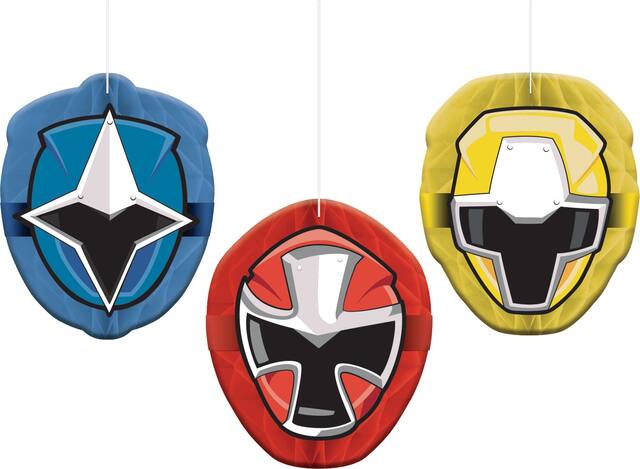 Boules alvéolées Power Rangers Ninja Steel, paq. 3 Front_Flat