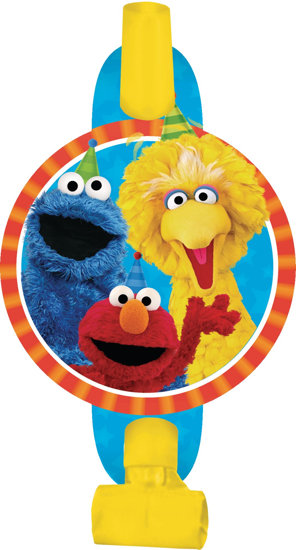 Sesame Street Blowouts, 8-pcs Overhead_Flat