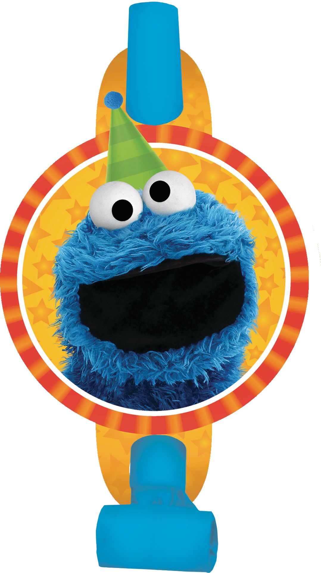 Sesame Street Blowouts, 8-pcs Overhead_Flat