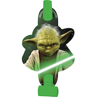 Mirlitons pour fête d'anniversaire Star Wars, paq. 8, 3 ans et plus Overhead_Flat