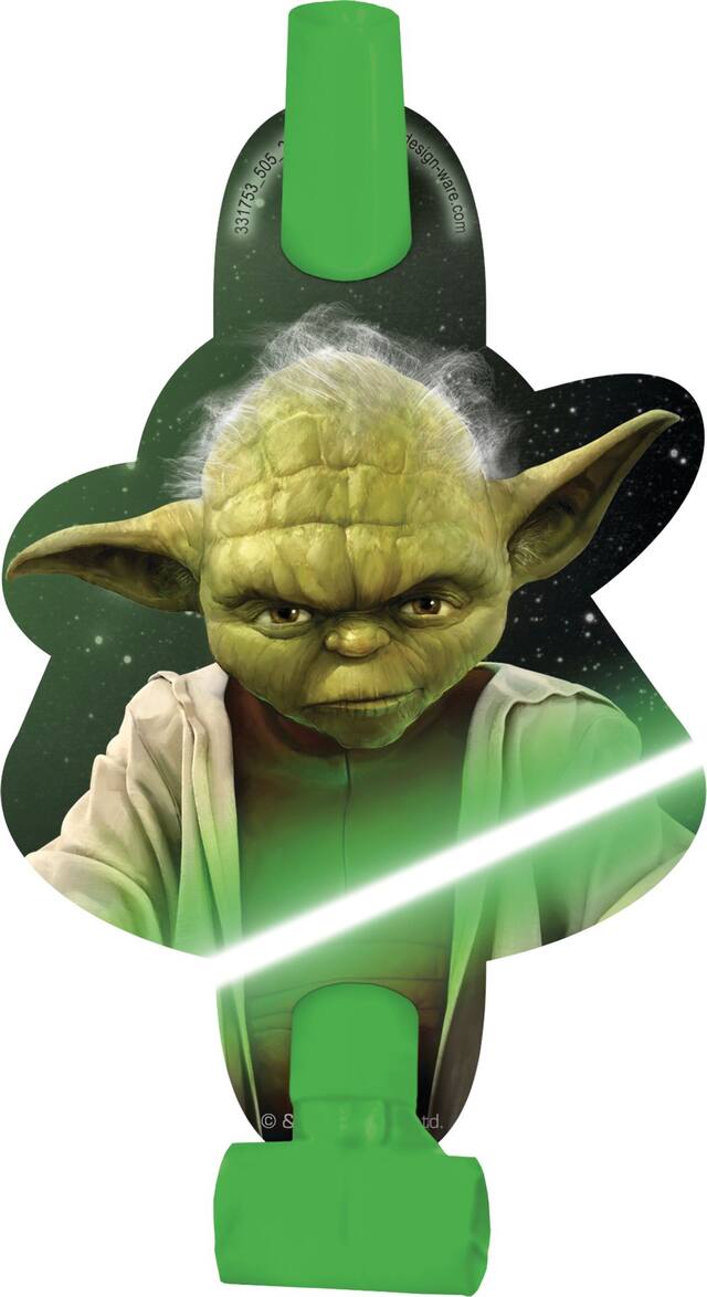 Mirlitons pour fête d'anniversaire Star Wars, paq. 8, 3 ans et plus Overhead_Flat