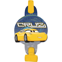 Disney Cars 3 Birthday Party Blowouts, 8-pc, Ages 3+ Front_Flat