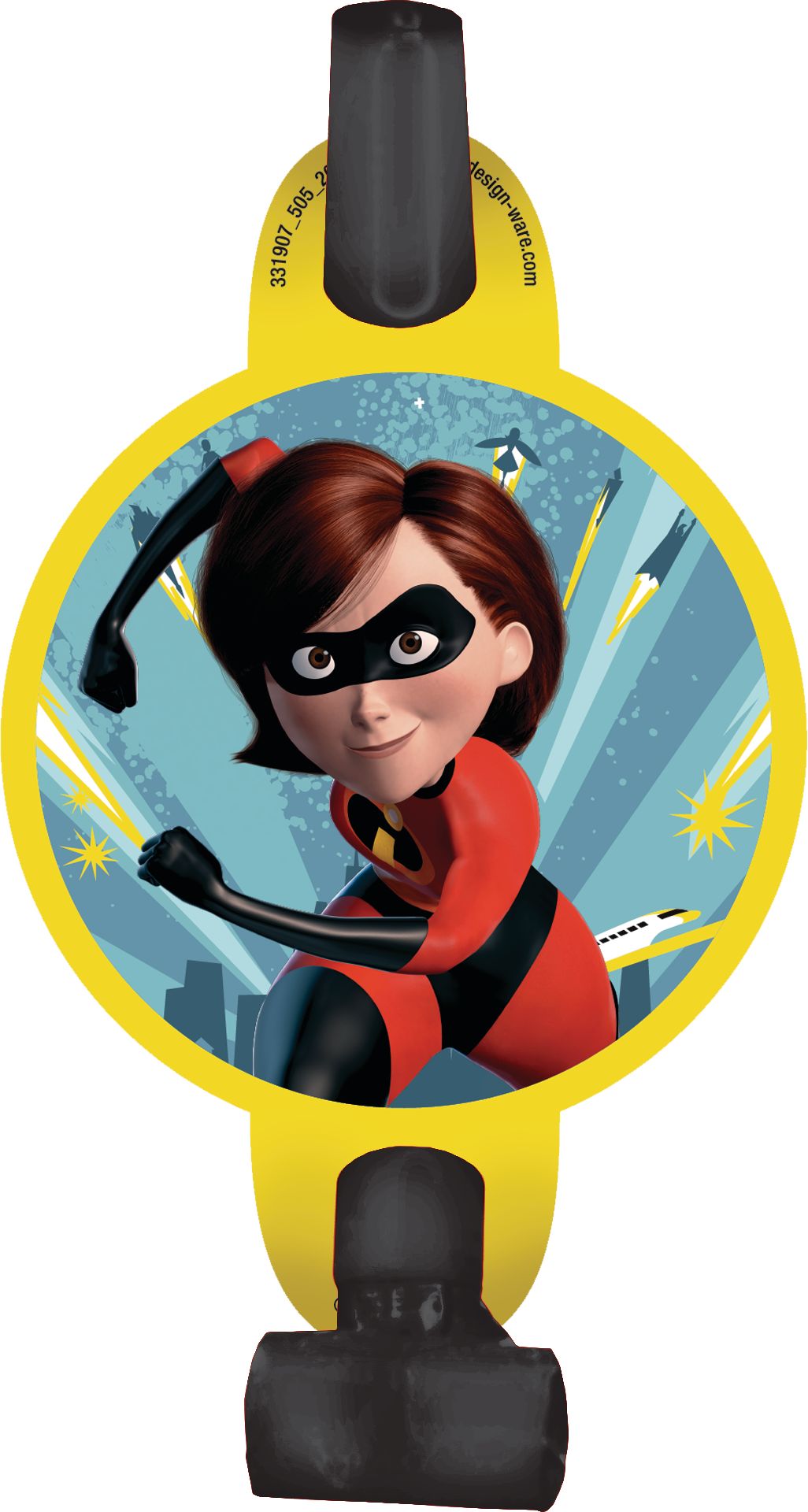 Disney Incredibles 2 Birthday Party Blowouts, 8-pcs Overhead_Flat