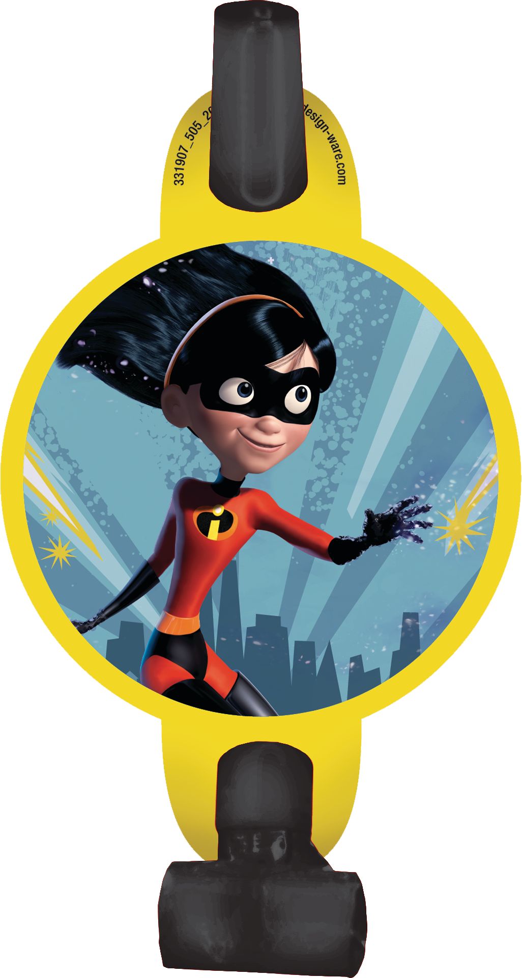 Disney Incredibles 2 Birthday Party Blowouts, 8-pcs Overhead_Flat