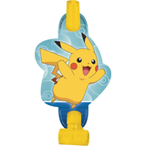 Mirlitons pour fête d'anniversaire Pokémon classique, paq. 8 Front_Flat