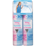 Silly Streamer String Decoration, Blue, 2-pk, for Gender Reveal Front_Flat