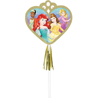 Disney Princess Once Upon A Time Ariel/Belle/Rapunzel Party Paper Wands, Gold, 8-pk, for Birthday/Party Favour