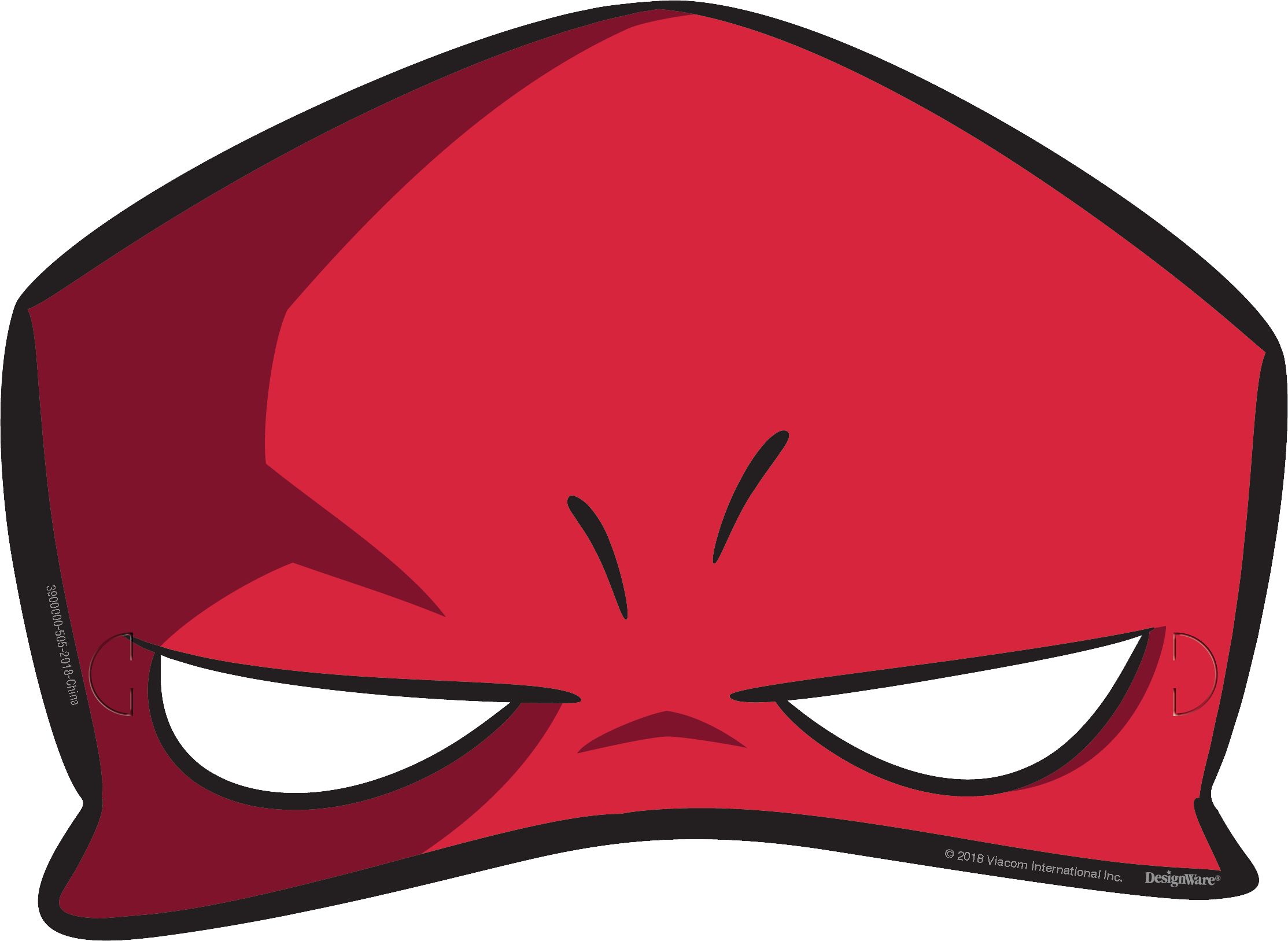 Rise of the Teenage Mutant Ninja Turtles Birthday Party Cardstock Masks, 8-pk Front_Flat