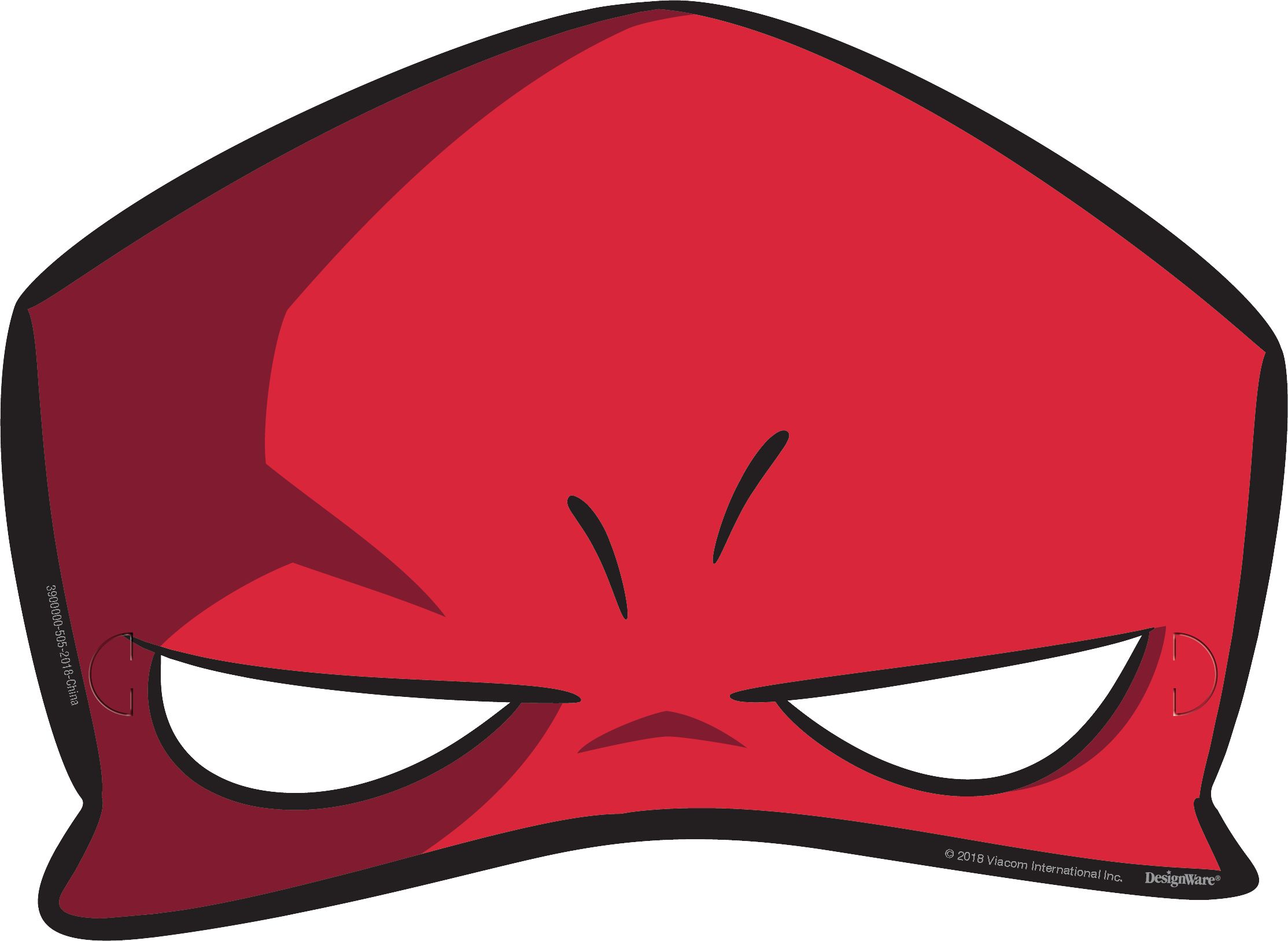 Rise of the Teenage Mutant Ninja Turtles Birthday Party Cardstock Masks, 8-pk Front_Flat