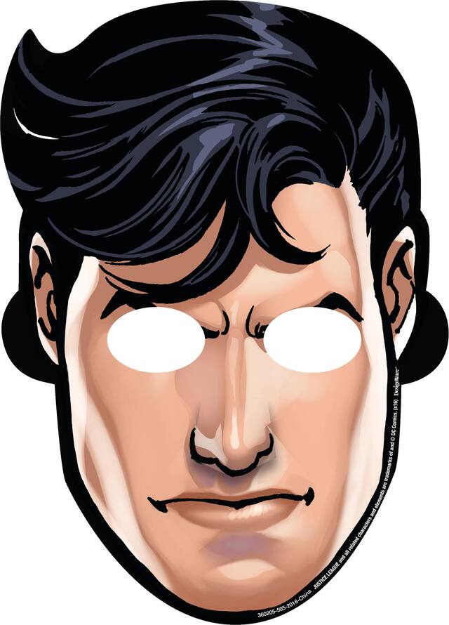 Masques La Ligue des Justiciers, paq. 8 Front_Flat