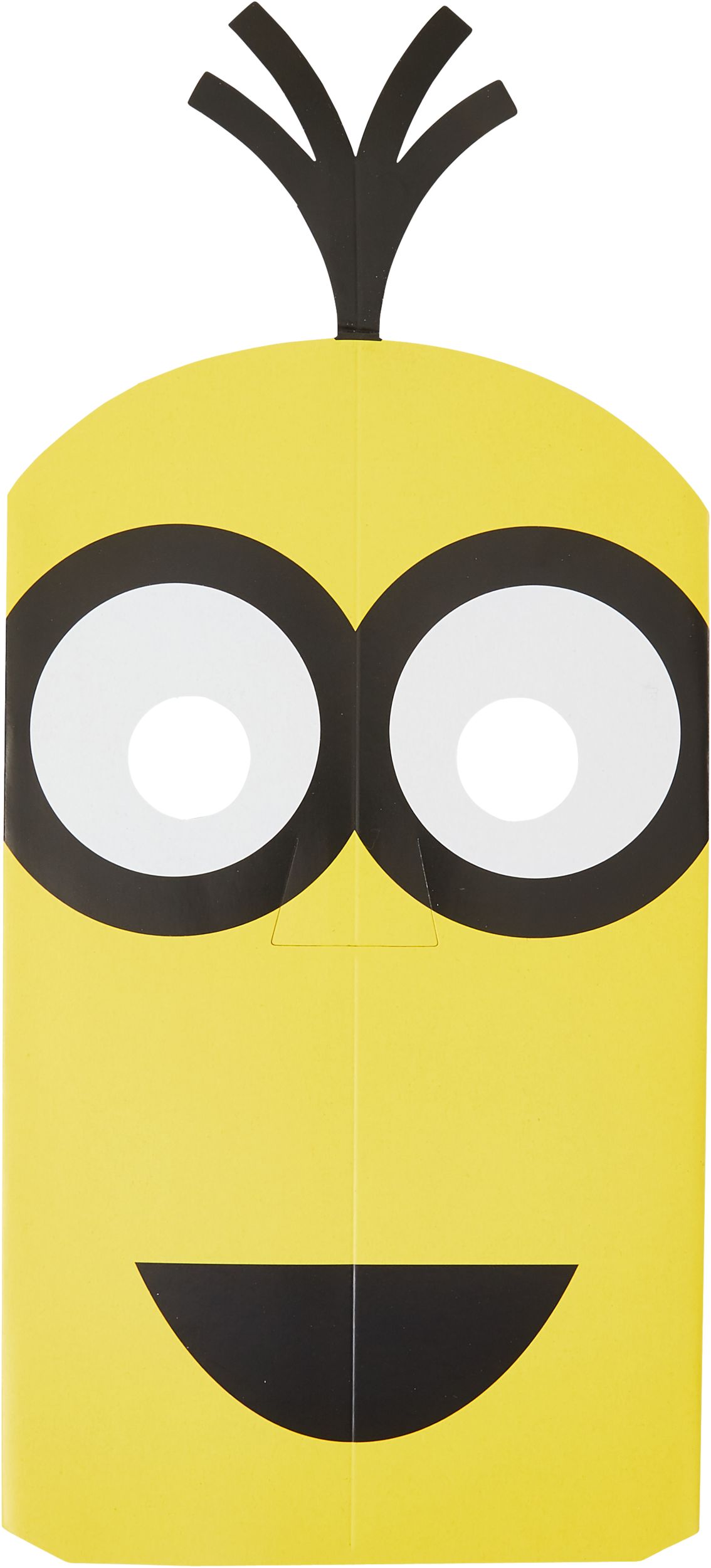 Minions Birthday Party Cardstock Masks, 8-pk Front_Flat