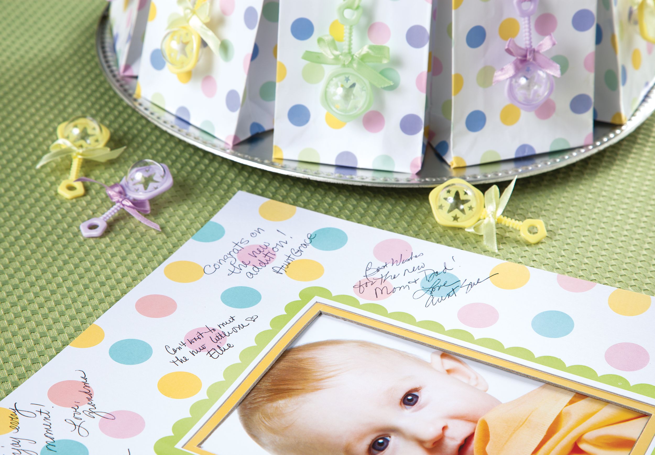 Baby Shower Autograph Photo Mat Composite_or_Mixed