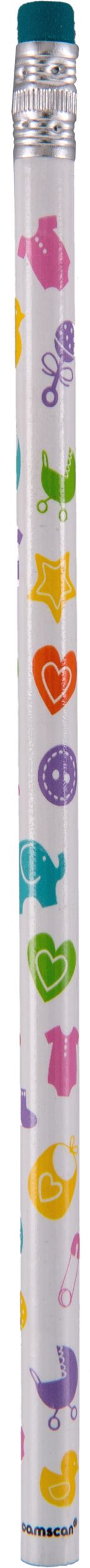 Baby Shower Pencils, 12-pk Overhead_Flat