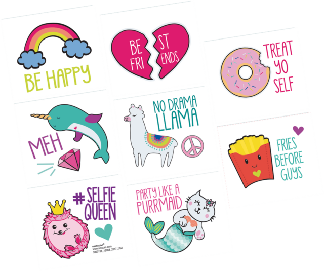 Selfie Celebration Tattoos Party City