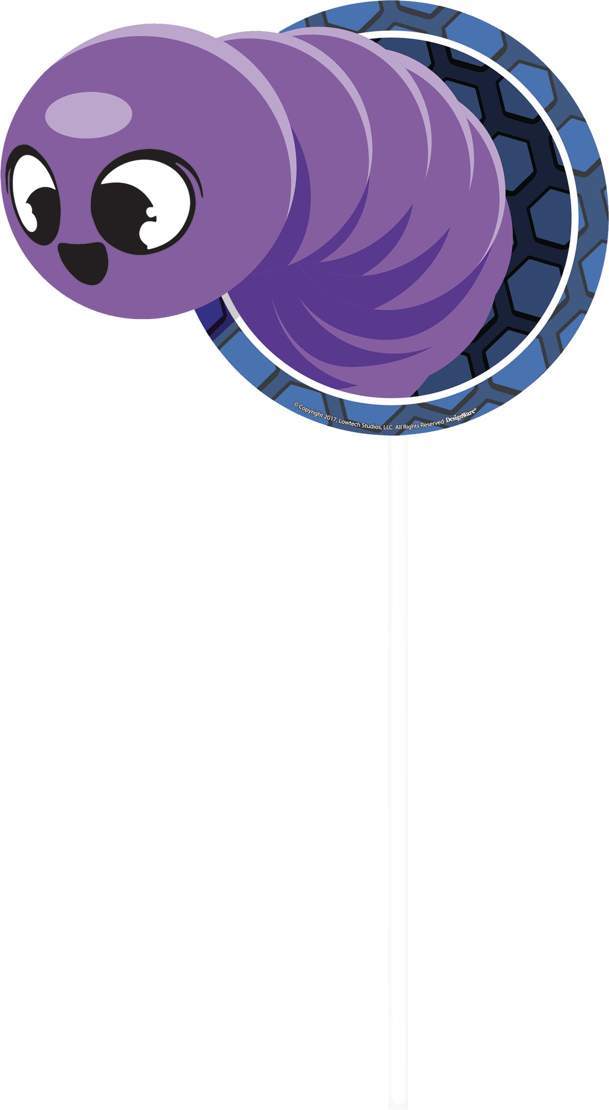 Accessoires de cabine photo pour fête d'anniversaire Slither.io, paq. 13 Front_Flat