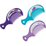 Wishful Mermaid Combs for Birthday Party Favours, Blue/Purple, 12-pk Overhead_Flat