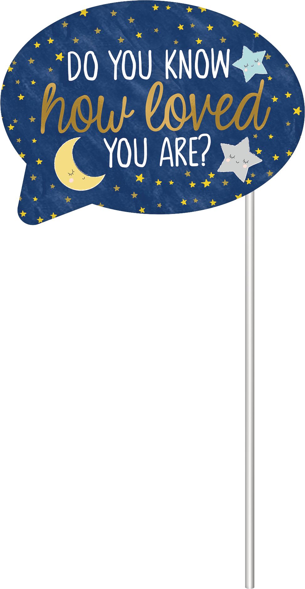 Twinkle Twinkle Little Star Photo Booth Props, 13-pc Front_Flat