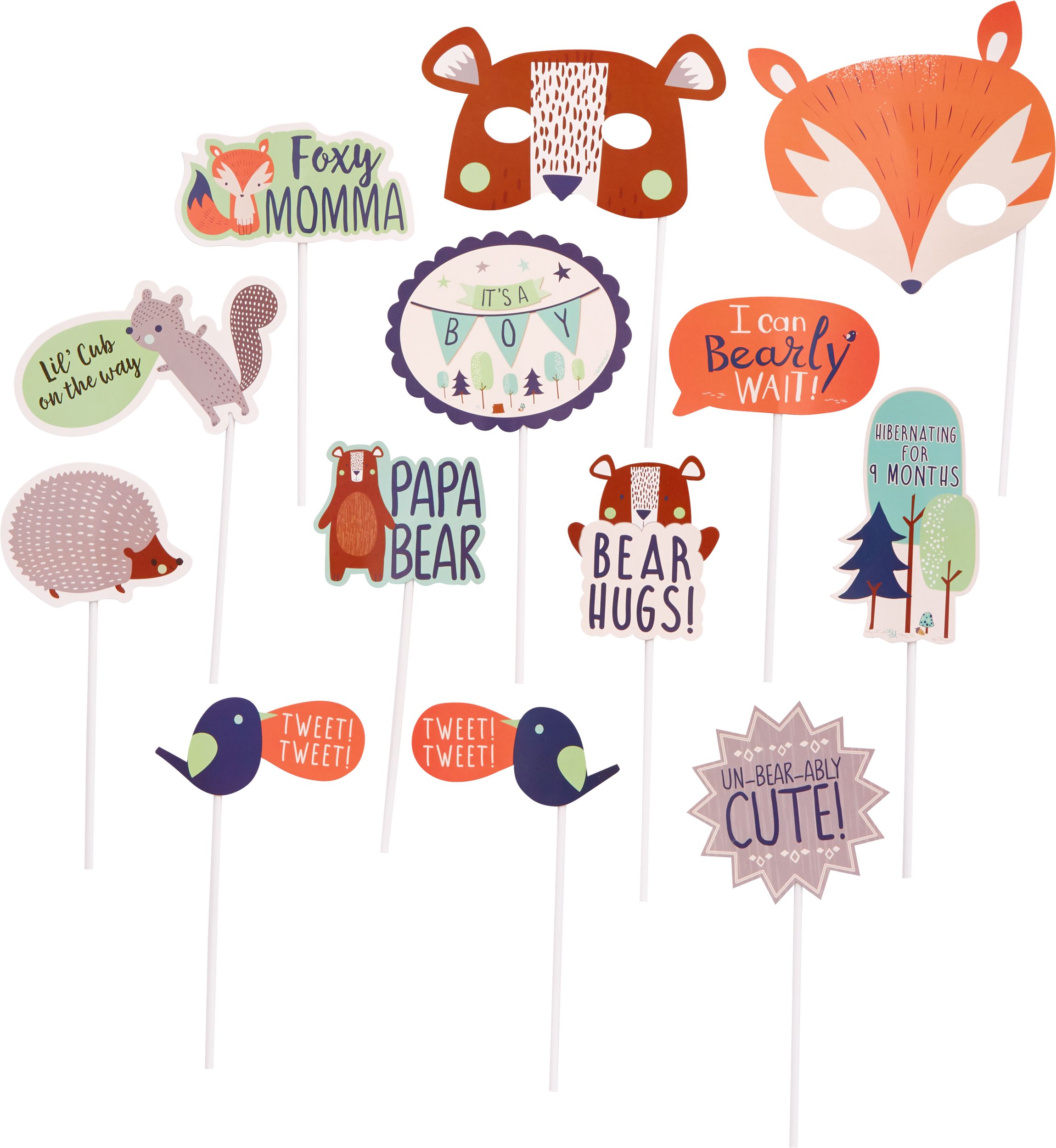 Accessoires de cabine photo Can Bearly&nbsp;Wait, paq. 13 Front_Flat