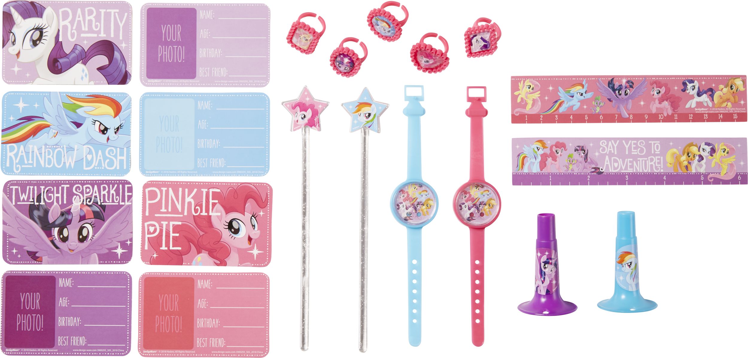 My Little Pony Birthday Party Favour Pack, 48-pc Composite_or_Mixed