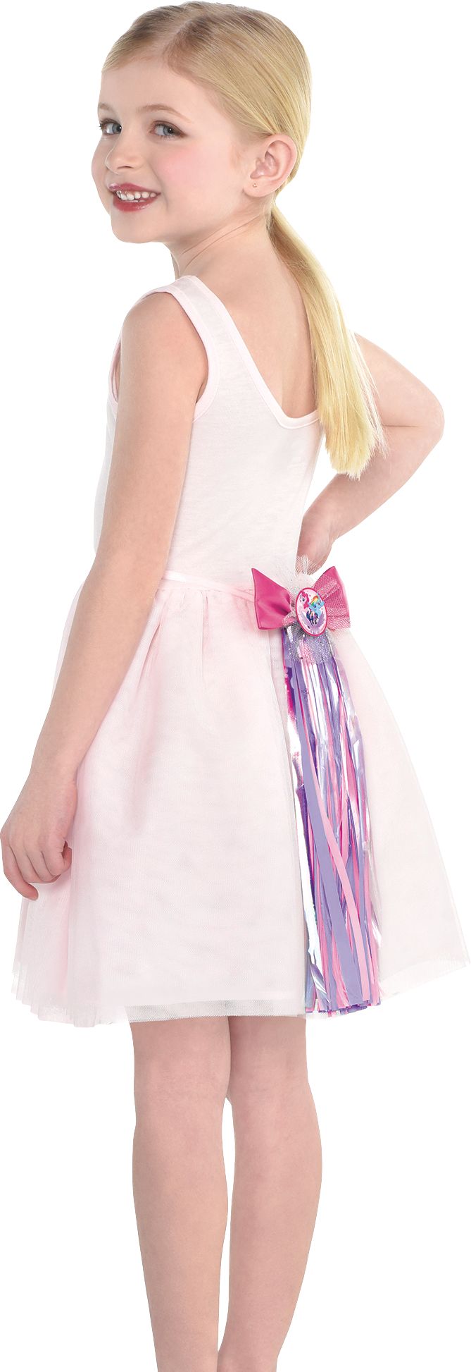 My Little Pony Wearable Tail, Pink/Purple Back_Angled_Left