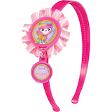 Rainbow Butterfly Unicorn Kitty Headband, Pink Front_Angled_Right