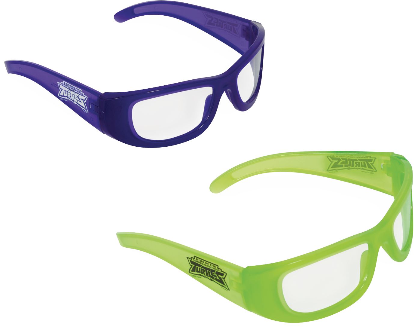 Rise of the Teenage Mutant Ninja Turtles Plastic Glasses for Birthday Party Favours, 6-pk Front_Angled_Right