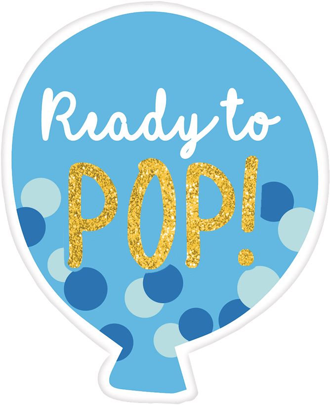 It's a Boy Photo Booth Kit, 21-pc Front_Flat