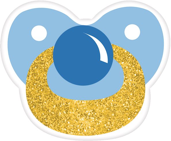 It's a Boy Photo Booth Kit, 21-pc Front_Flat