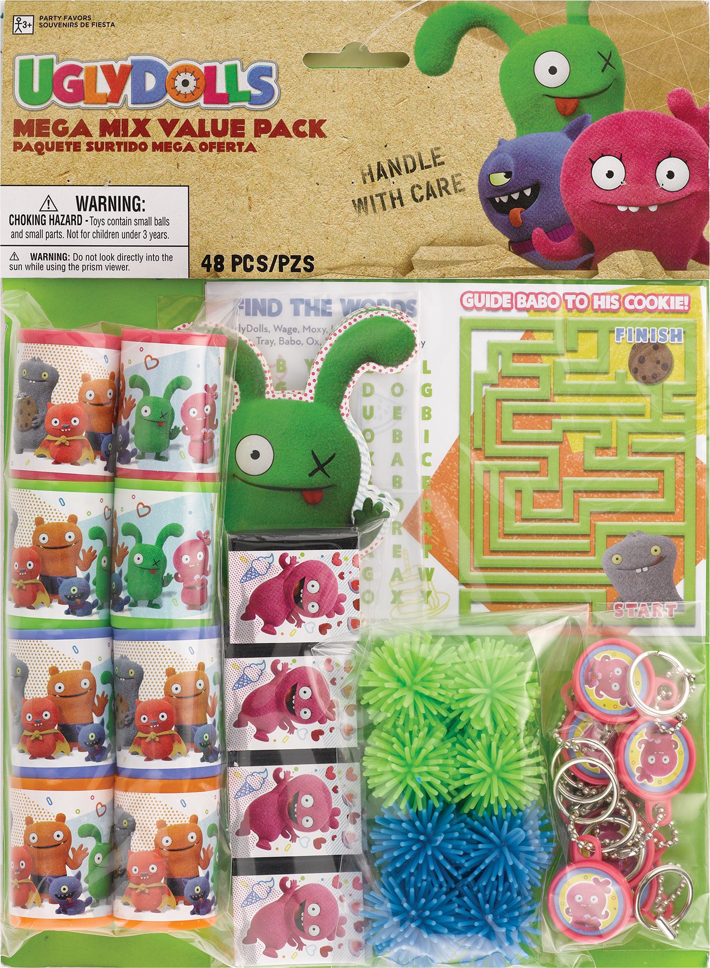 UglyDolls Favour Pack, 48-pc Front_Flat