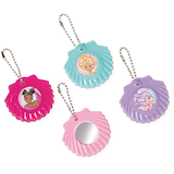 Barbie Mermaid Mirror Keychains for Birthday Party Favours, 8-pk Overhead_Flat