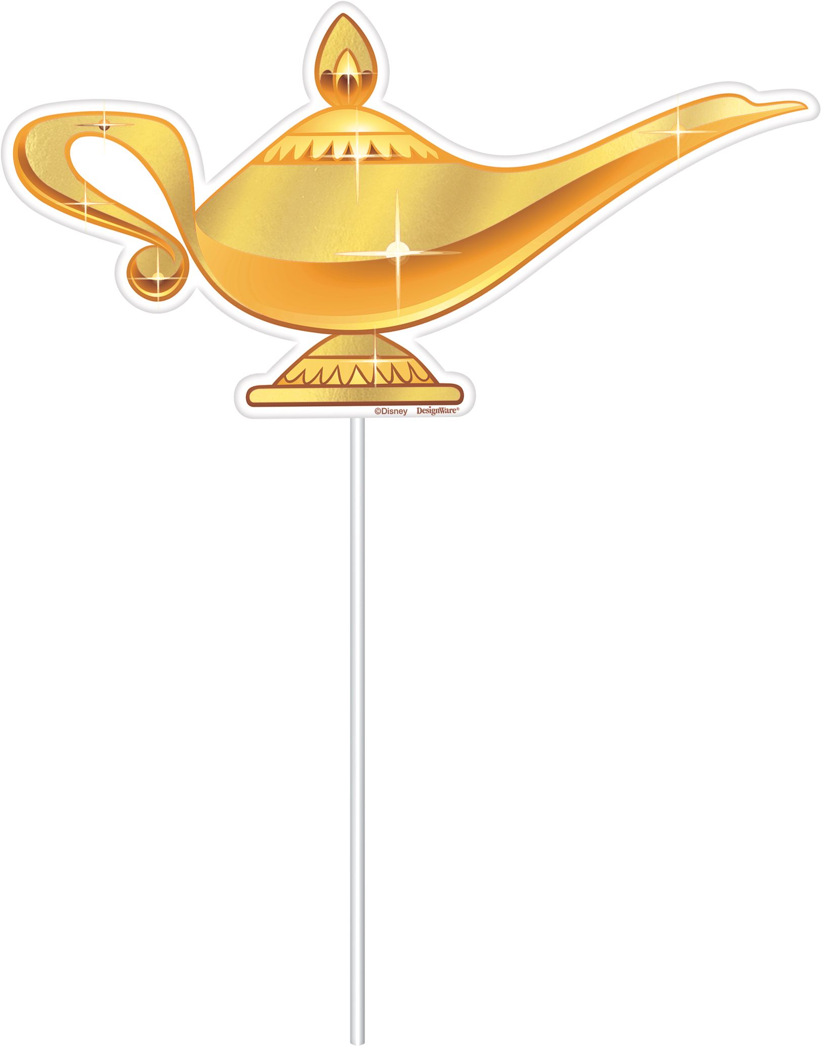 Disney Princess Once Upon A Time Photo Booth Sign Props, Multi-Coloured, 12-in, 13-pk, for Birthday Party Front_Flat