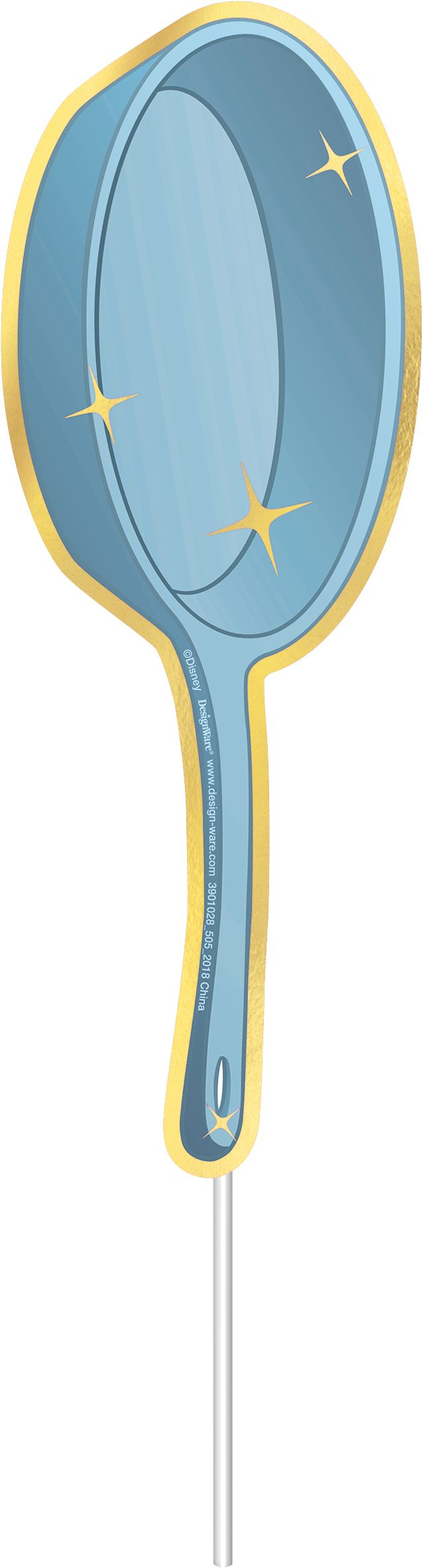 Disney Princess Once Upon A Time Photo Booth Sign Props, Multi-Coloured, 12-in, 13-pk, for Birthday Party Front_Flat