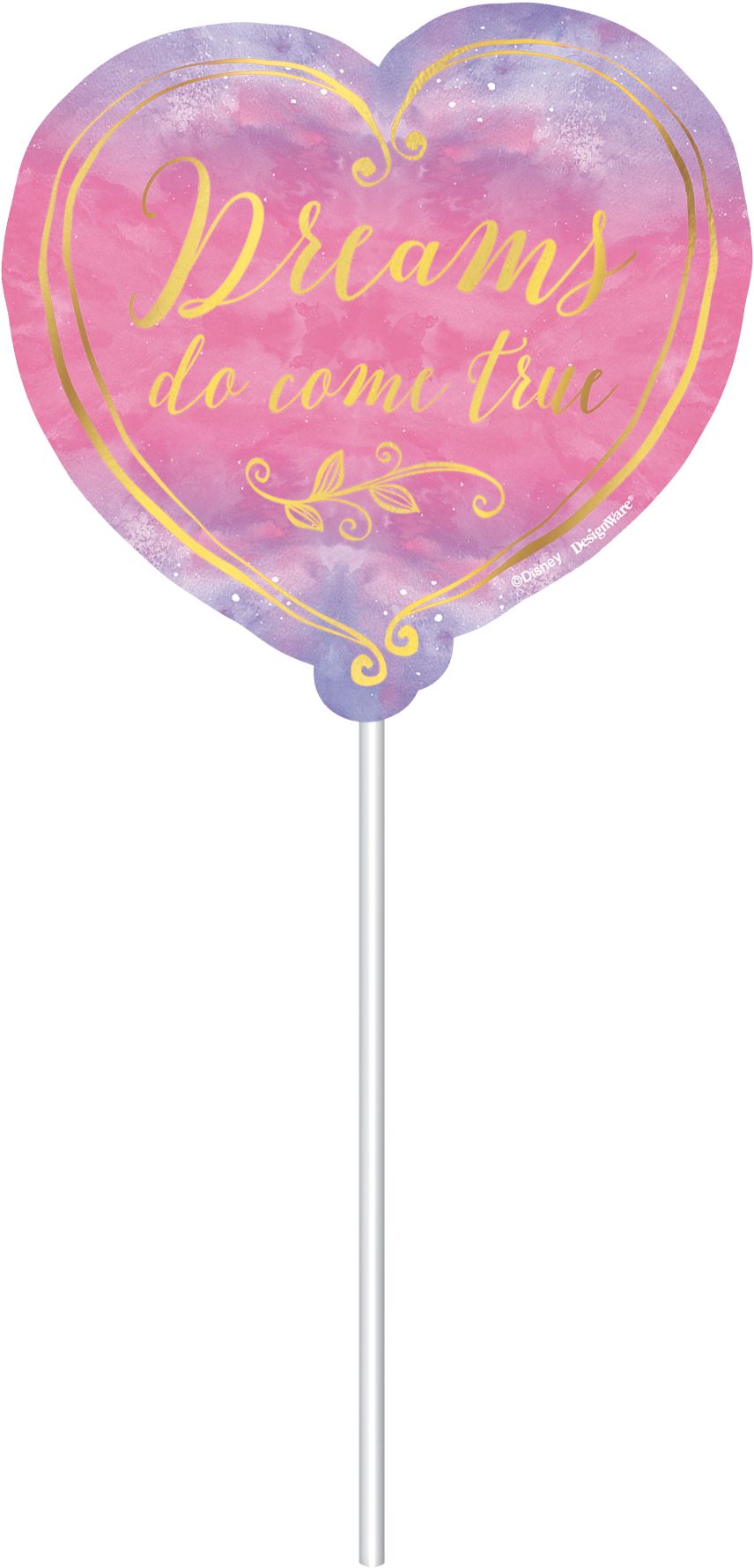 Disney Princess Once Upon A Time Photo Booth Sign Props, Multi-Coloured, 12-in, 13-pk, for Birthday Party Front_Flat