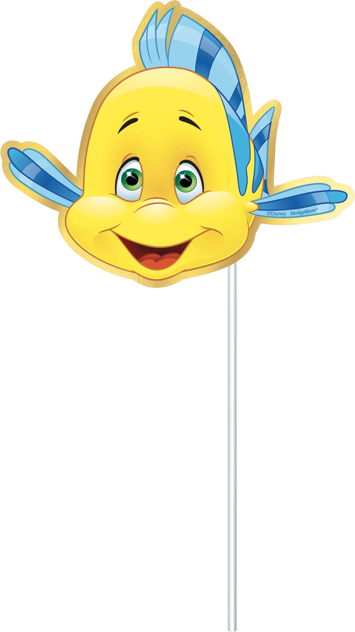 Disney Princess Once Upon A Time Photo Booth Sign Props, Multi-Coloured, 12-in, 13-pk, for Birthday Party Front_Flat