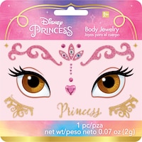 Disney Once Upon a Time Non-Toxic Body Jewelry for Birthday Party Favours, 18-pc Front_Flat