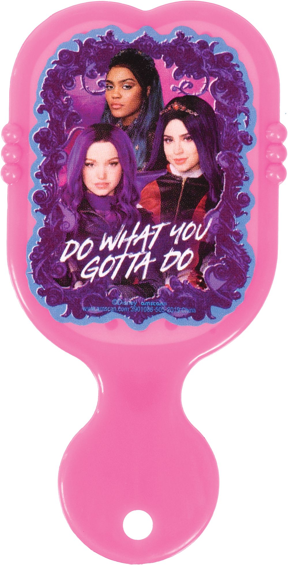 Disney Descendants Evie/Mal/Uma Mega Mix Party Favour Pack, Purple/Pink, 48-pk, for Birthday/Party Favour Back_Flat