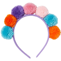 Llama Fun Pom-Pom Headband for Birthday Party/Dress Up Front_Flat