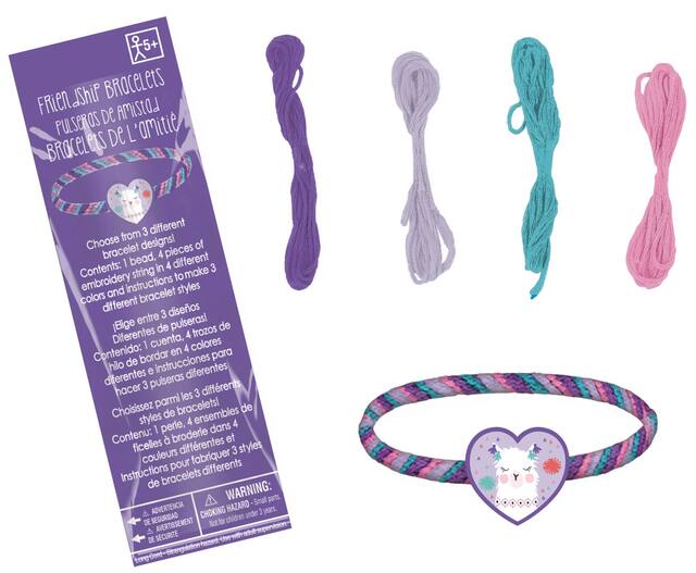 Bracelets d'amitié Lama amusant, paq. 8&nbsp; Composite_or_Mixed