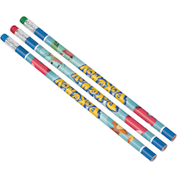 Crayons pour cadeaux-surprises pour fête d'anniversaire, Pokémon classique, paq. 8 Overhead_Flat