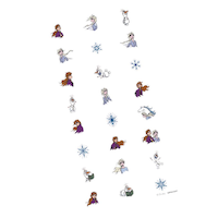 Autocollants pour ongles pour cadeaux-surprises pour fête d'anniversaire, Disney La Reine des neiges 2, paq. 4 Overhead_Flat
