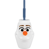 Gobelet avec paille, Olaf de La Reine des neiges 2 pour fête d'anniversaire/usage quotidien Front_Elevated