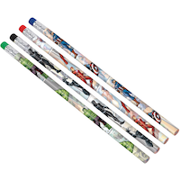 Crayons pour cadeaux-surprises d'anniversaire, Marvel Powers Unite, paq. 8 Overhead_Flat