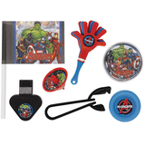 Disney Marvel Avengers Hulk/Iron Man/Black Panther Mega Mix Party Favour Pack, Red/Blue, 48-pk, for Birthday/Party Favour Composite_or_Mixed
