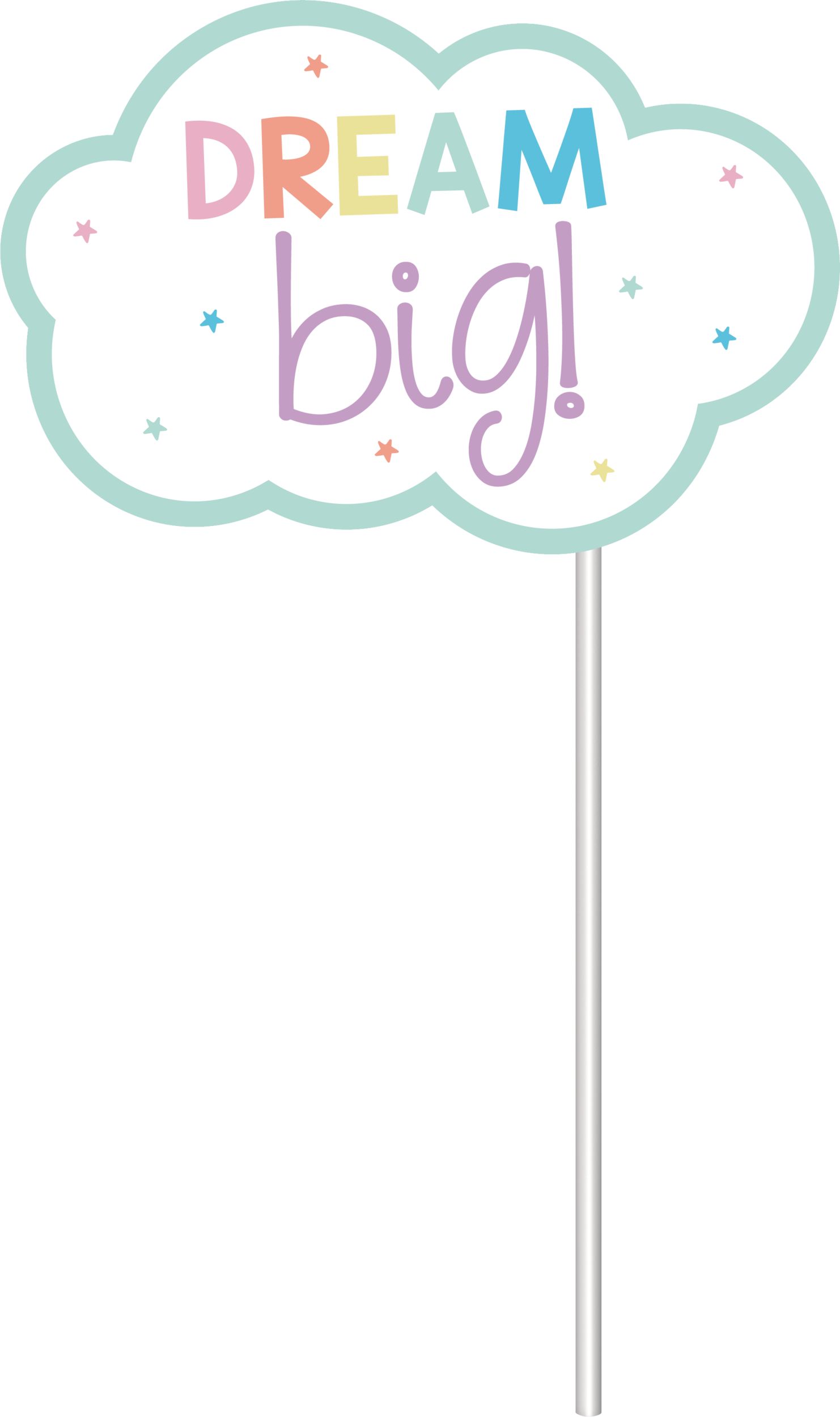 Unicorn Party Photo Prop Kit Birthday Decorations, 13-pc Front_Flat