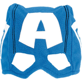 Masque chapeau en tissu Capitaine America de Disney Marvel Avengers, bleu/blanc, taille unique, accessoires de costume à porter pour anniversaires/l'Halloween Front_Elevated