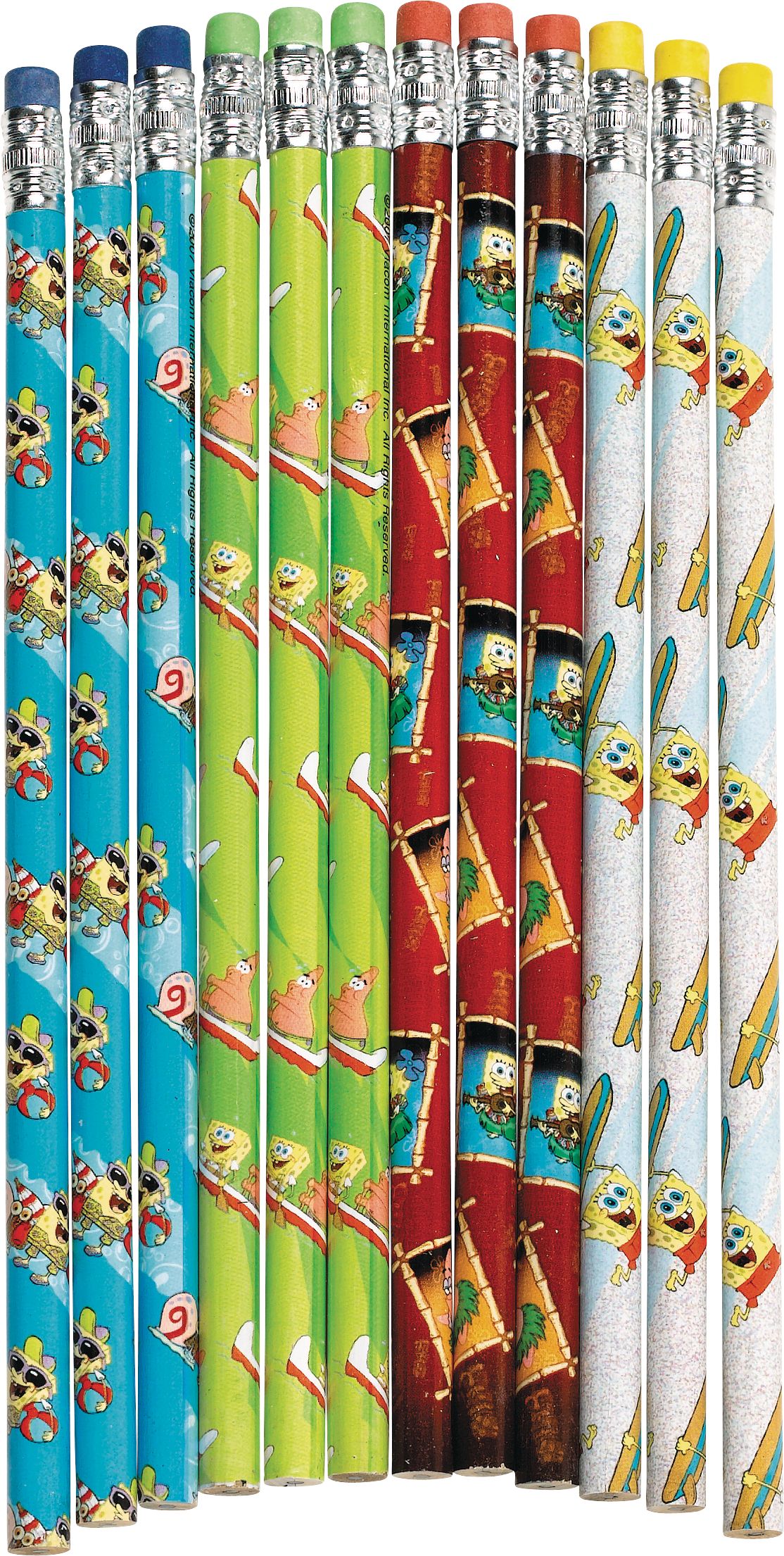 SpongeBob Pencils, 12-pk Front_Flat