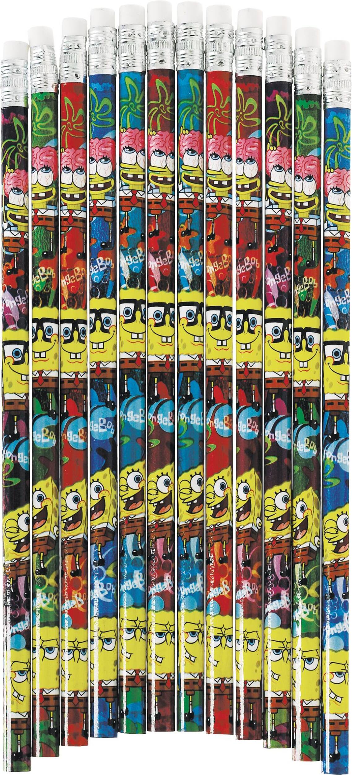 Crayons Bob l'éponge, paq. 12 Front_Flat