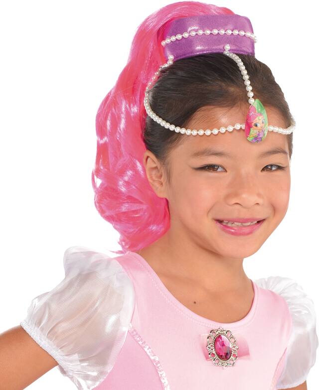 Kids' Shimmer and Shine Ponytail Hairpiece Front_Angled_Right