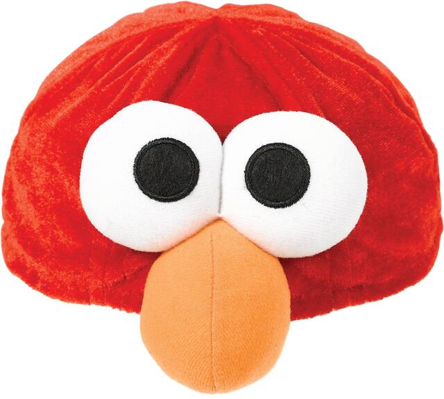 Chapeau en tissu de luxe Elmo Sesame Street pour fêtes d'anniversaire, rouge, 3 ans et plus Front_Elevated